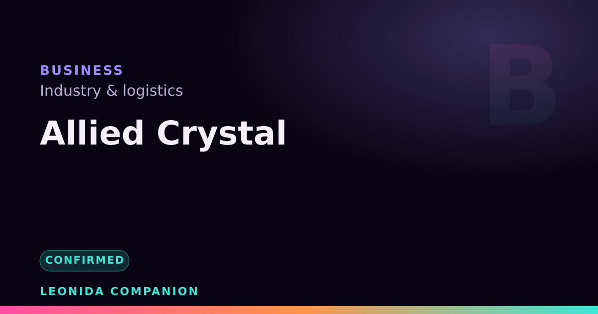 Allied Crystal — GTA 6 business