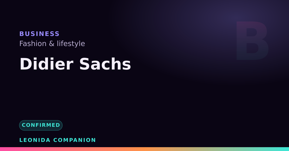 Didier Sachs — GTA 6 business