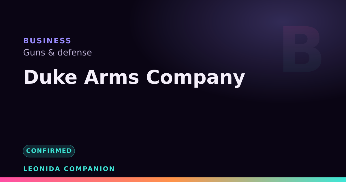 Duke Arms Company — GTA 6 business