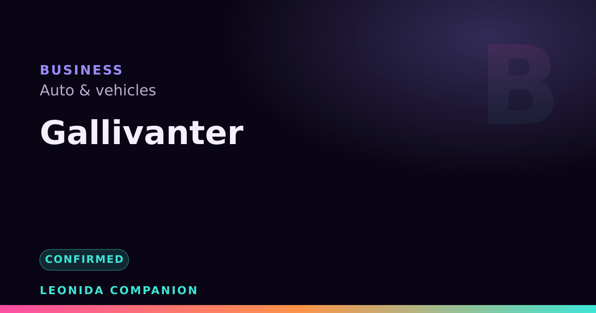 Gallivanter — GTA 6 business