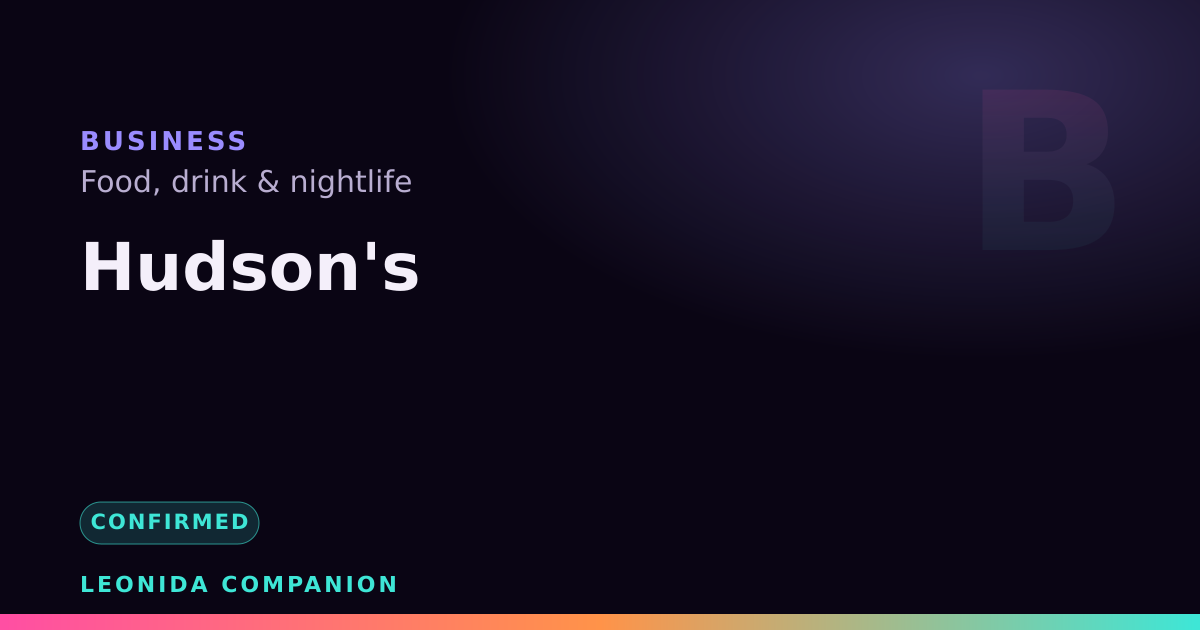 Hudson's — GTA 6 business