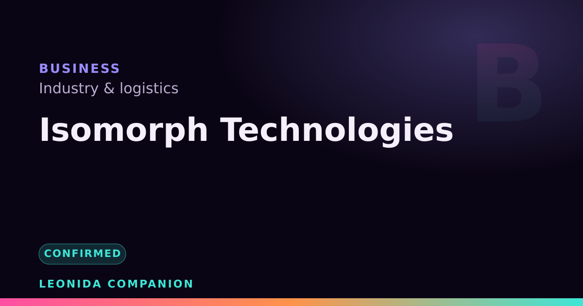 Isomorph Technologies — GTA 6 business