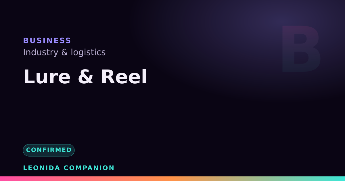 Lure & Reel — GTA 6 business