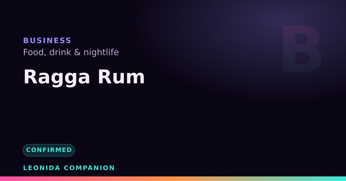 Ragga Rum — GTA 6 business