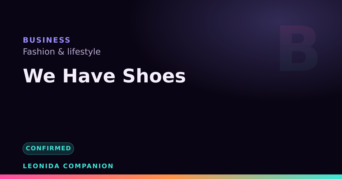 We Have Shoes — GTA 6 business