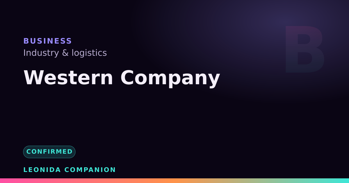 Western Company — GTA 6 business