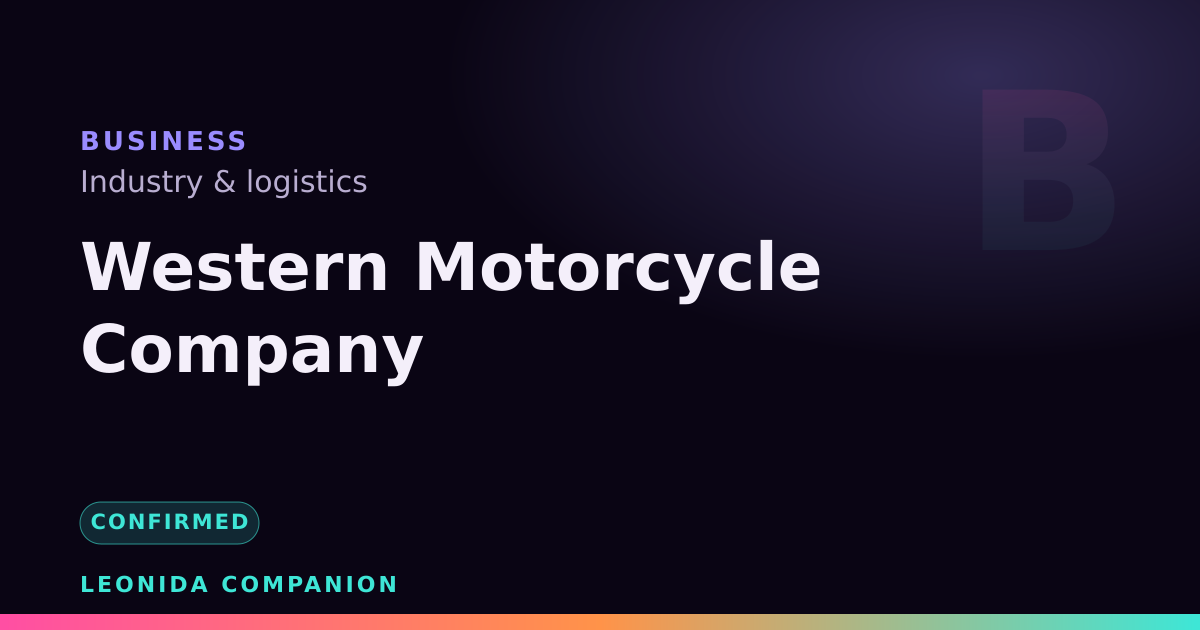Western Motorcycle Company — GTA 6 business