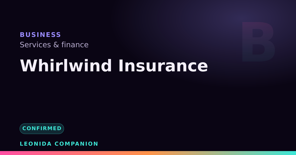 Whirlwind Insurance — GTA 6 business