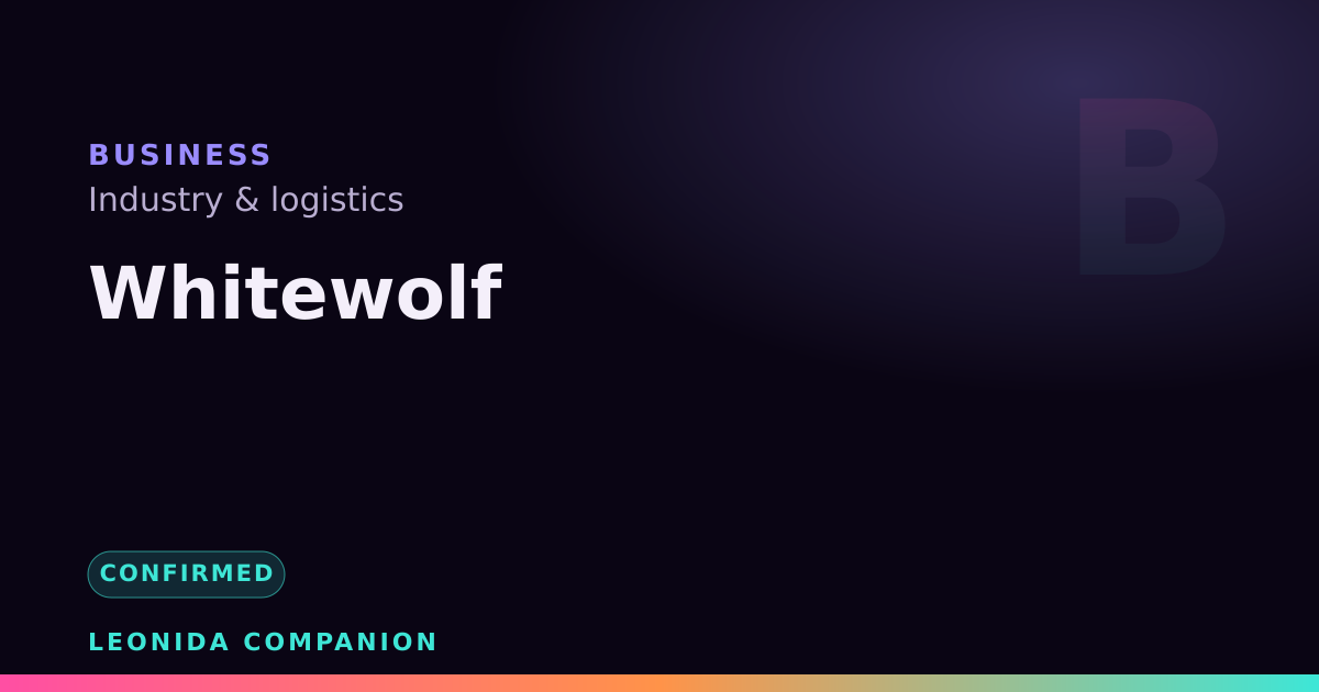 Whitewolf — GTA 6 business