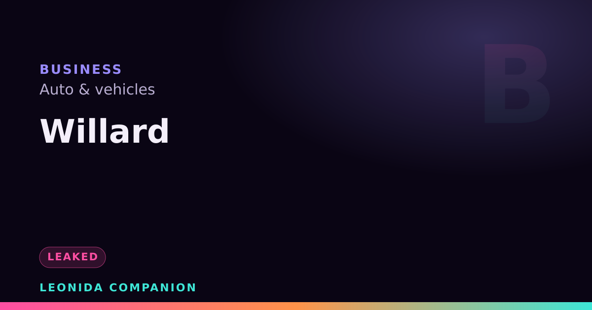 Willard — GTA 6 business