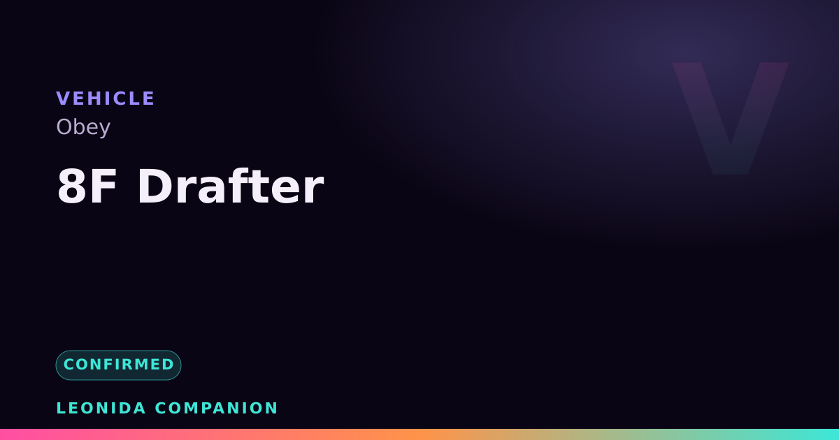 8F Drafter — GTA 6 vehicle
