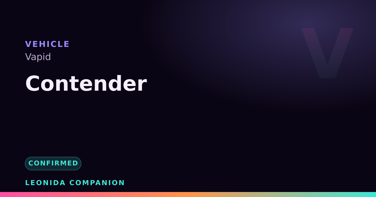 Contender — GTA 6 vehicle