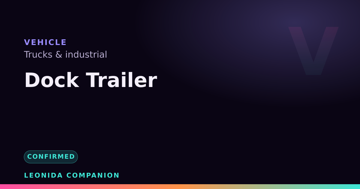 Dock Trailer — GTA 6 vehicle