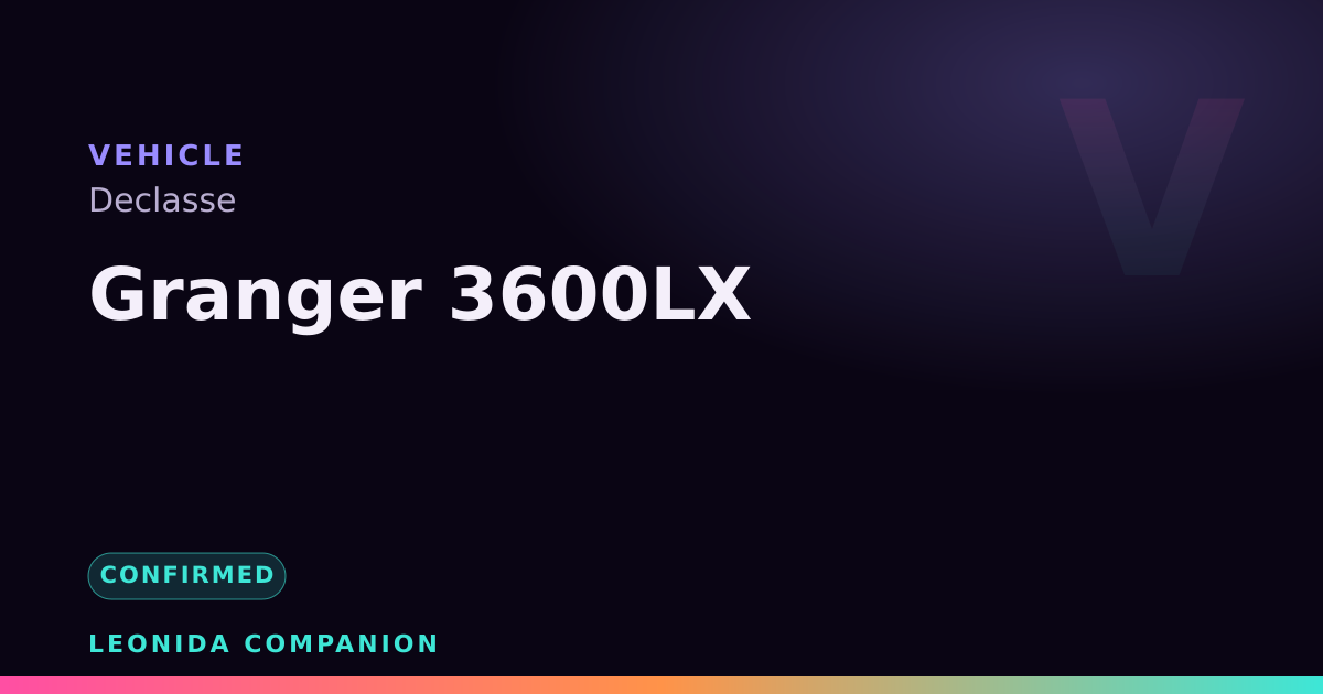 Granger 3600LX — GTA 6 vehicle