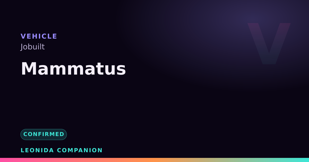 Mammatus — GTA 6 vehicle