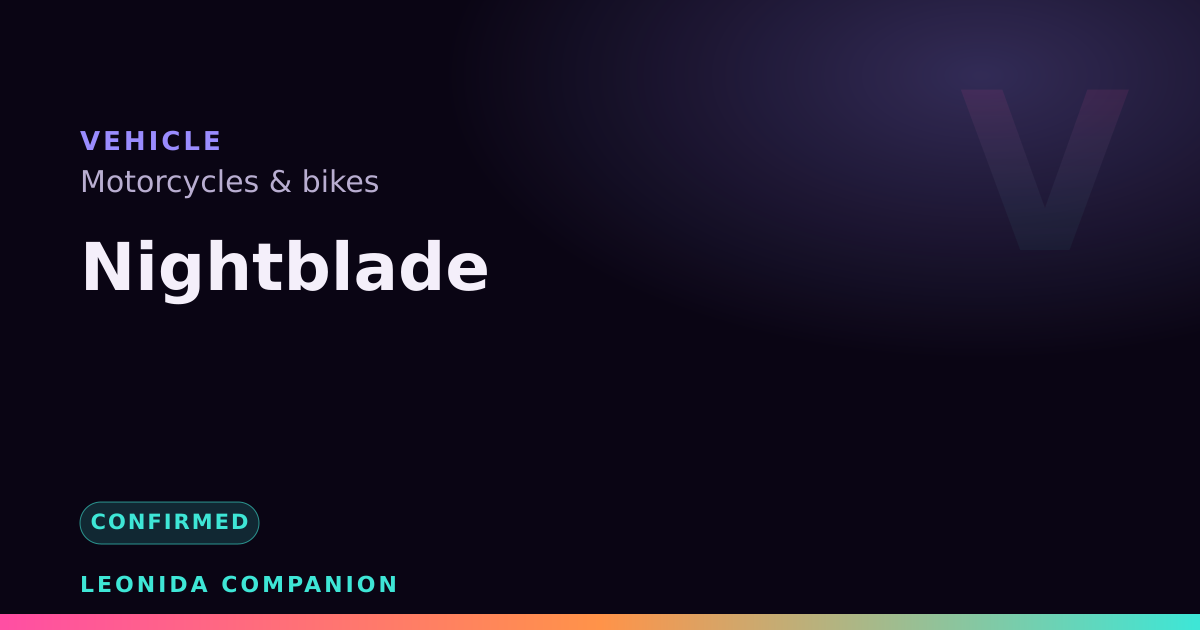 Nightblade — GTA 6 vehicle
